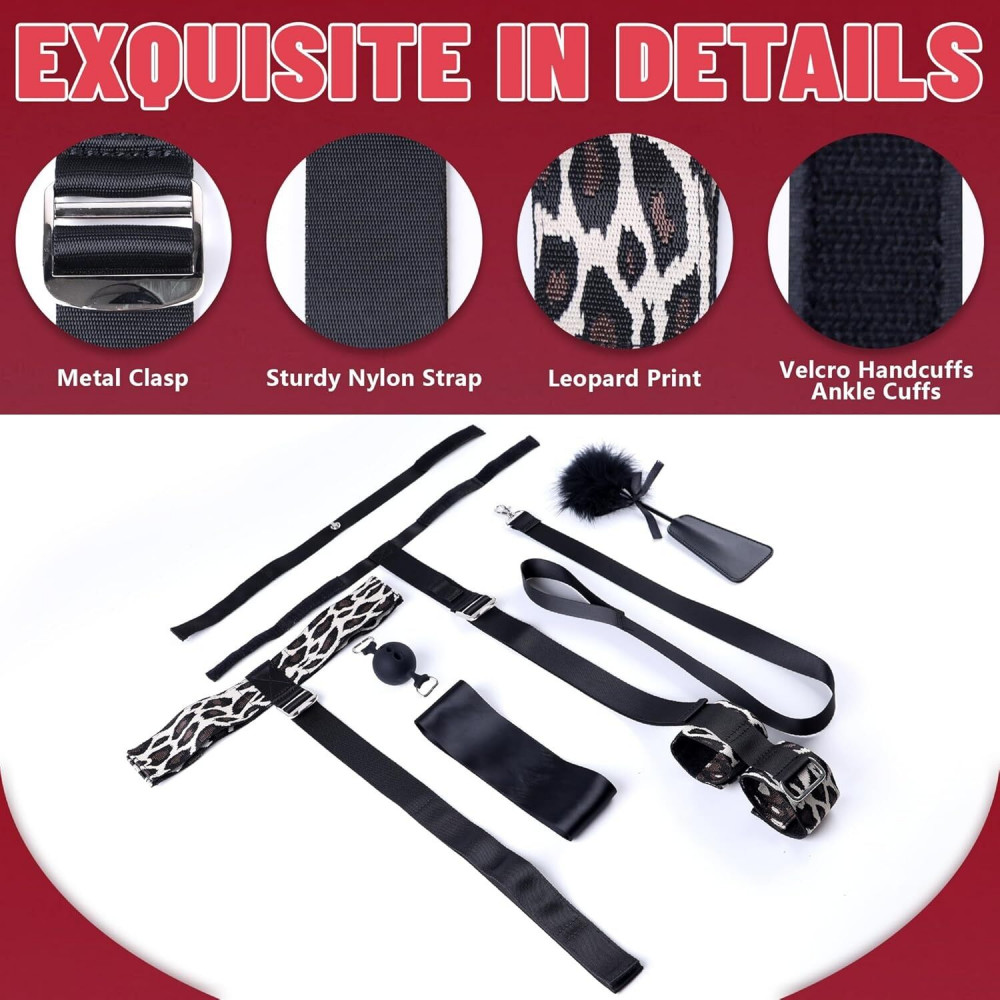 Анальные игрушки без вибрации - БДСМ-набор LOCKINK YEAHWOW Armbinder Restraint Set Black 3