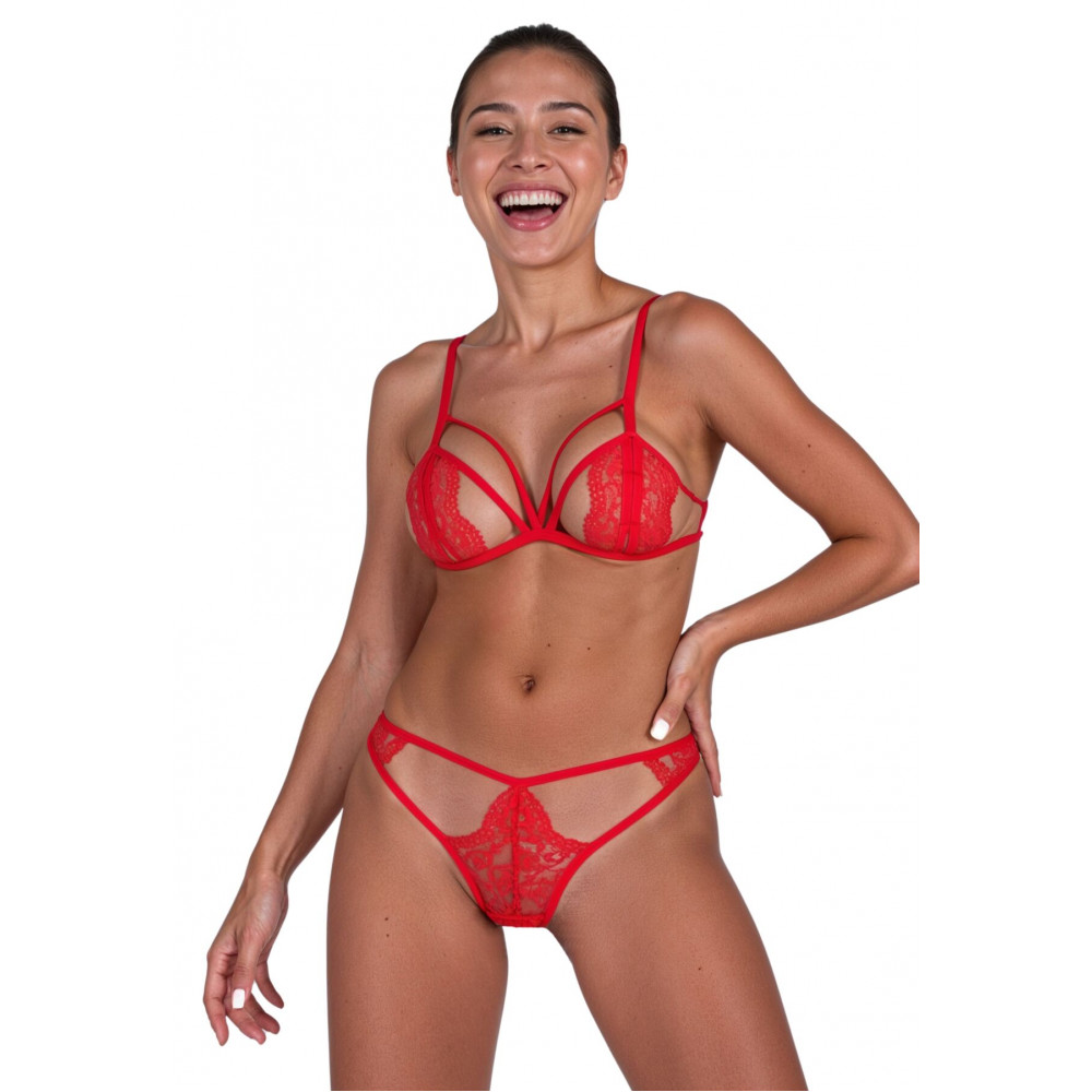 Еротичні комплекти - Комплект Passion ANUVERA SET fire brick L