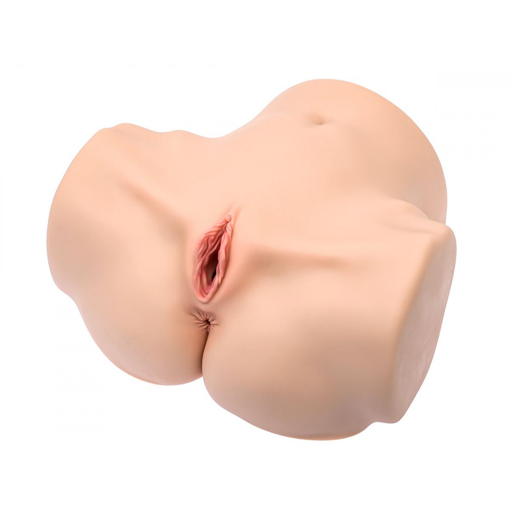 Мастурбатори без вібрації - Мастурбатор-півторс Naked Factory LAURA, вагіна + анус, дуже реалістичний, наскрізний