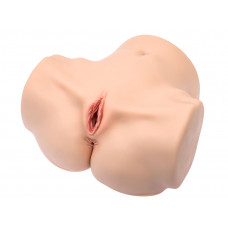 Мастурбатор-півторс Naked Factory LAURA, вагіна + анус, дуже реалістичний, наскрізний
