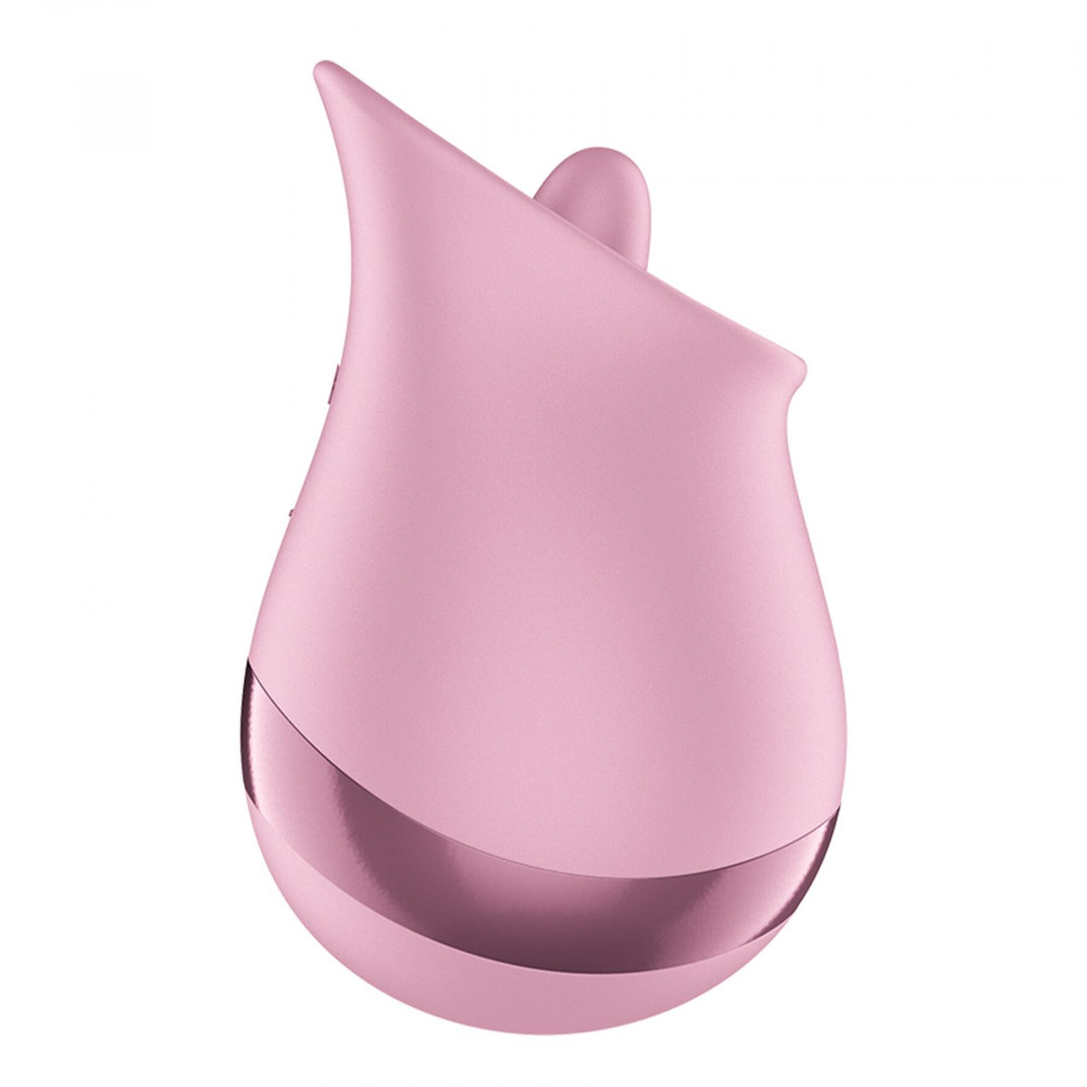 Вібропулі та міні-вібратори - Вібростимулятор для клітора Satisfyer Tongue Player з язичком 3