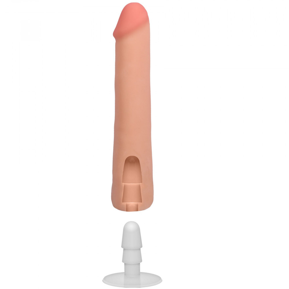 Фалоімітатор - Фалоімітатор Doc Johnson The Realistic Cock ULTRASKYN - 9 Inch Vanilla 5
