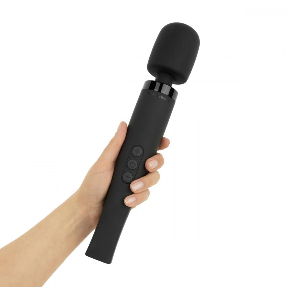 Для LGBTQ+ - Вібромасажер MyMagicWand - Wand Massger Large Black 5