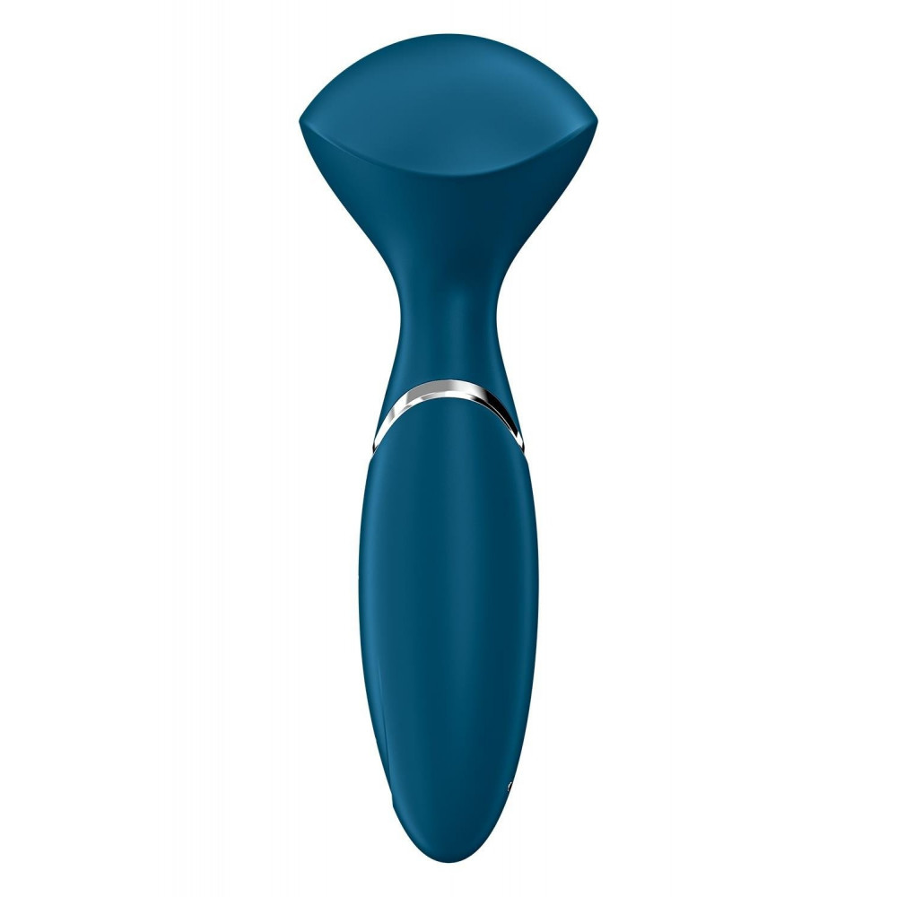 Разное - Универсальный компактный мощный массажер Satisfyer Mini Wand-er синий 1