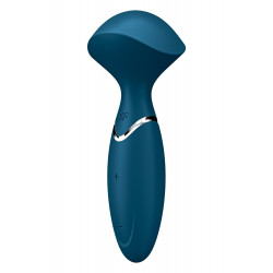 Универсальный компактный мощный массажер Satisfyer Mini Wand-er синий