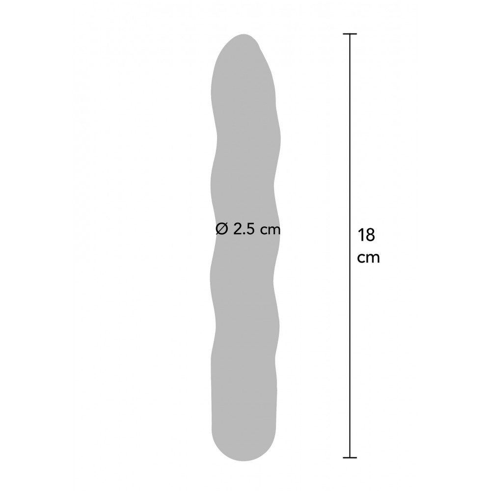 Разное - Универсальный вибратор в форме волны ToyJoy Funky Wave Viberette фиолетовый 2