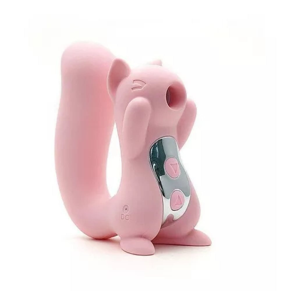 Різне - Вакуумний стимулятор для клітора з вібрацією у формі білки Sweet Em, рожевий 1