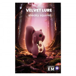 Вакуумний стимулятор для клітора з вібрацією у формі білки Sweet Em, рожевий