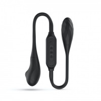 Вибратор Dorcel Dual Explorer, гибкий, с пальчиковой стимуляцией