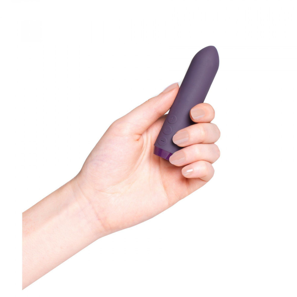 Клиторальный вибратор - Минивибратор Je Joue - Classic Bullet Vibrator Purple с глубокой вибрацией и фиксацией на палец 1