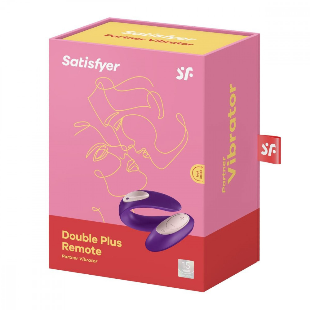 Разное - Вибромассажер для пар Satisfyer Partner Plus Remote Couple's, фиолетовый 5
