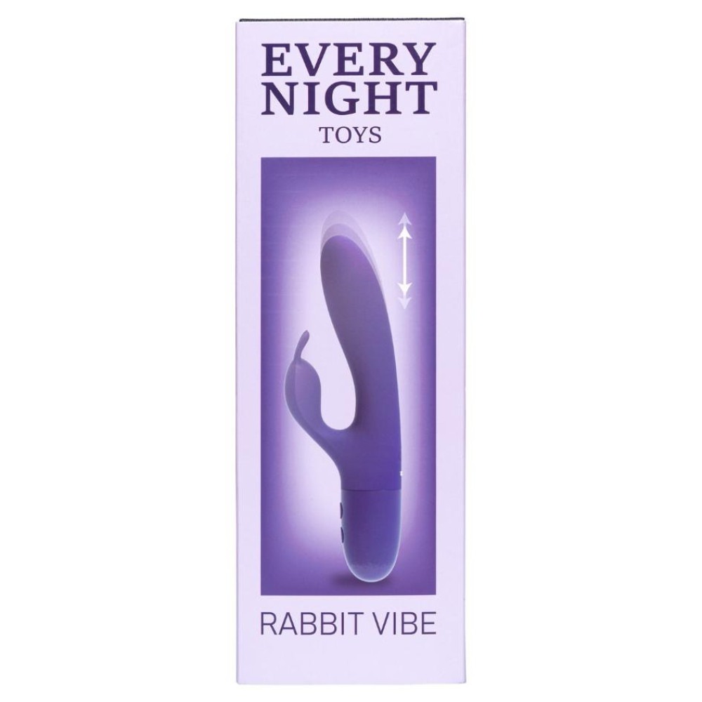 Різне - Вібратор-кролик Every Night Toys для точки G, фіолетовий 4