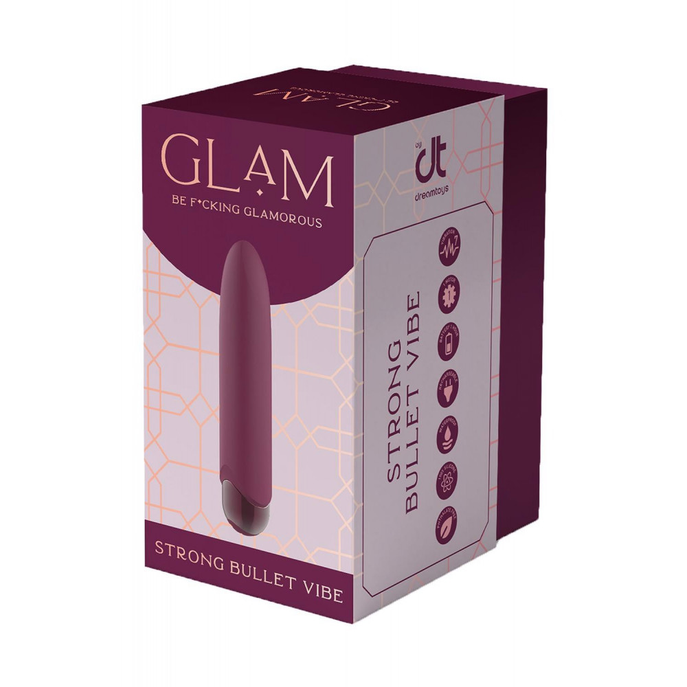  - Вибратор пуля Dream Toys Glam, фиолетовый 4