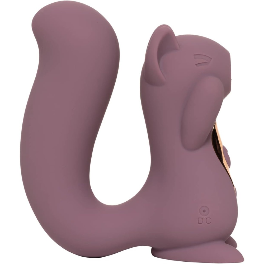 Вибропули и мини-вибраторы - Вибратор вакуумный в форме белочки Sweet Em, фиолетовый 2