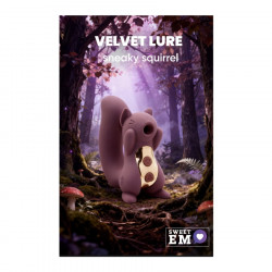 Вибратор вакуумный в форме белочки Sweet Em, фиолетовый