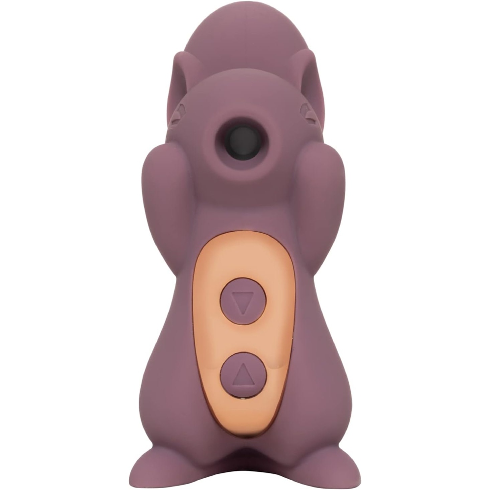 Вибропули и мини-вибраторы - Вибратор вакуумный в форме белочки Sweet Em, фиолетовый 3