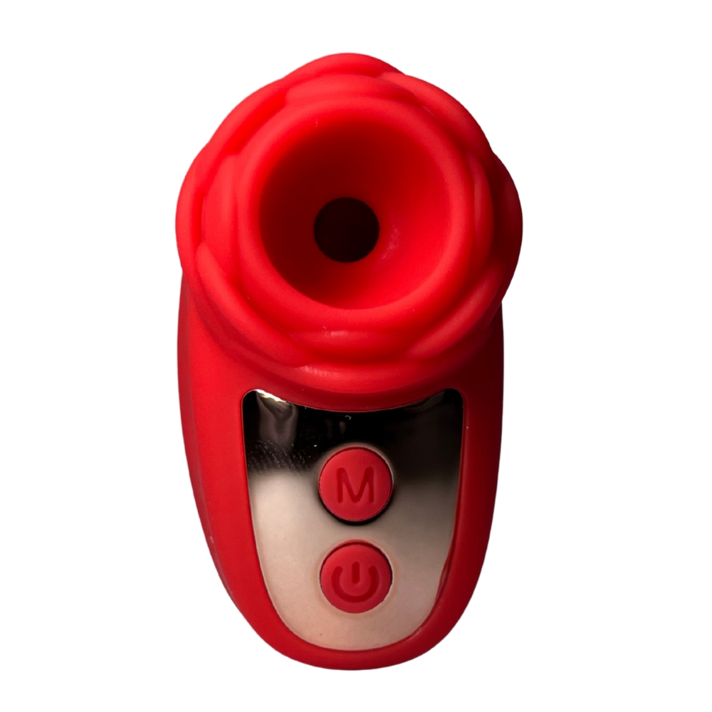 Вібропулі та міні-вібратори - Вібростимулятор на палець Розочка Passion Play, 10 режимів вібрації та 3 інтенсивності, червоний 1