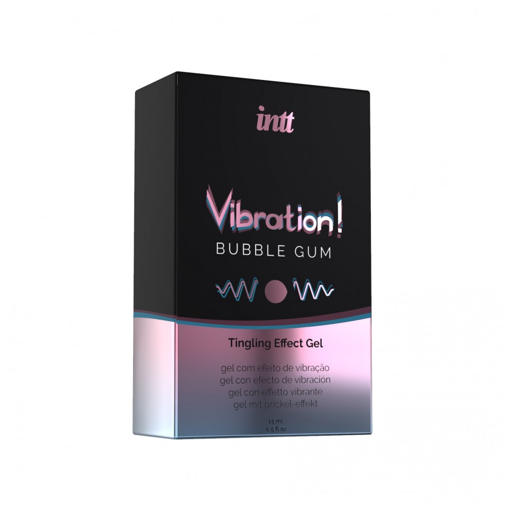 Женские возбудители - Жидкий вибратор Intt Vibration Bubble Gum 15 мл 1