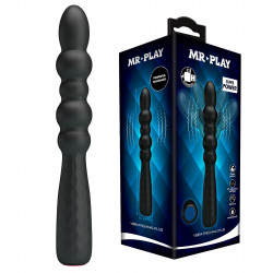 Гибкий вибростимулятор MR PLAY - Bendable Vibrating Anal Plug, BI-014758-1-MR
