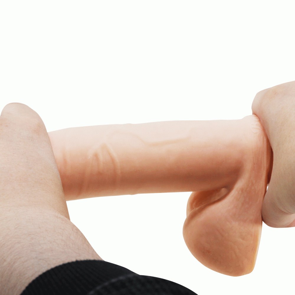  - Фаллоимитатор на присоске, с эффектом скользящей кожи LyBaile - Sliding Skin 8.1”, BW-008017LP 7