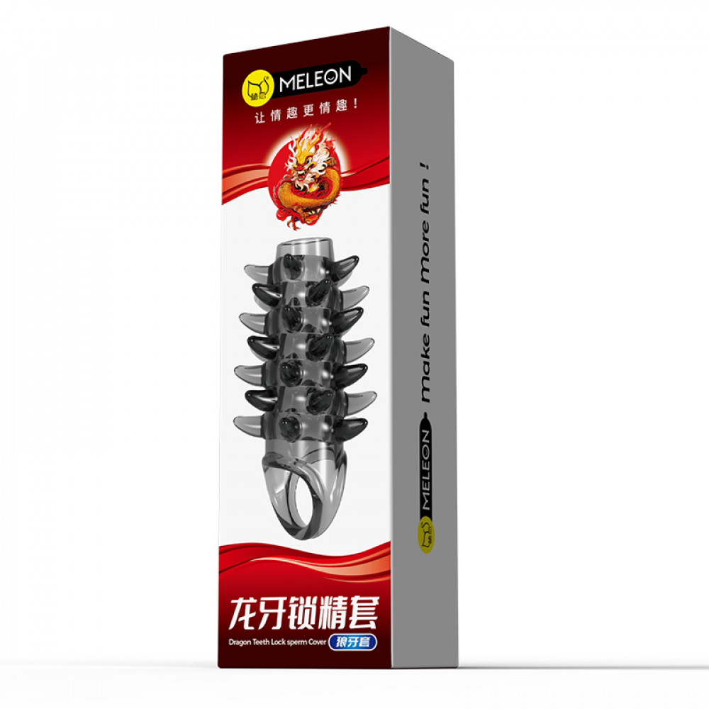- Стимулююча насадка Meleon - Dragon Teeth Lock sperm Cove, PS-19 8