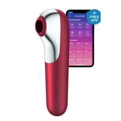 T360130 Вакуумный клиторальный стимулятор SATISFYER DUAL LOVE RED