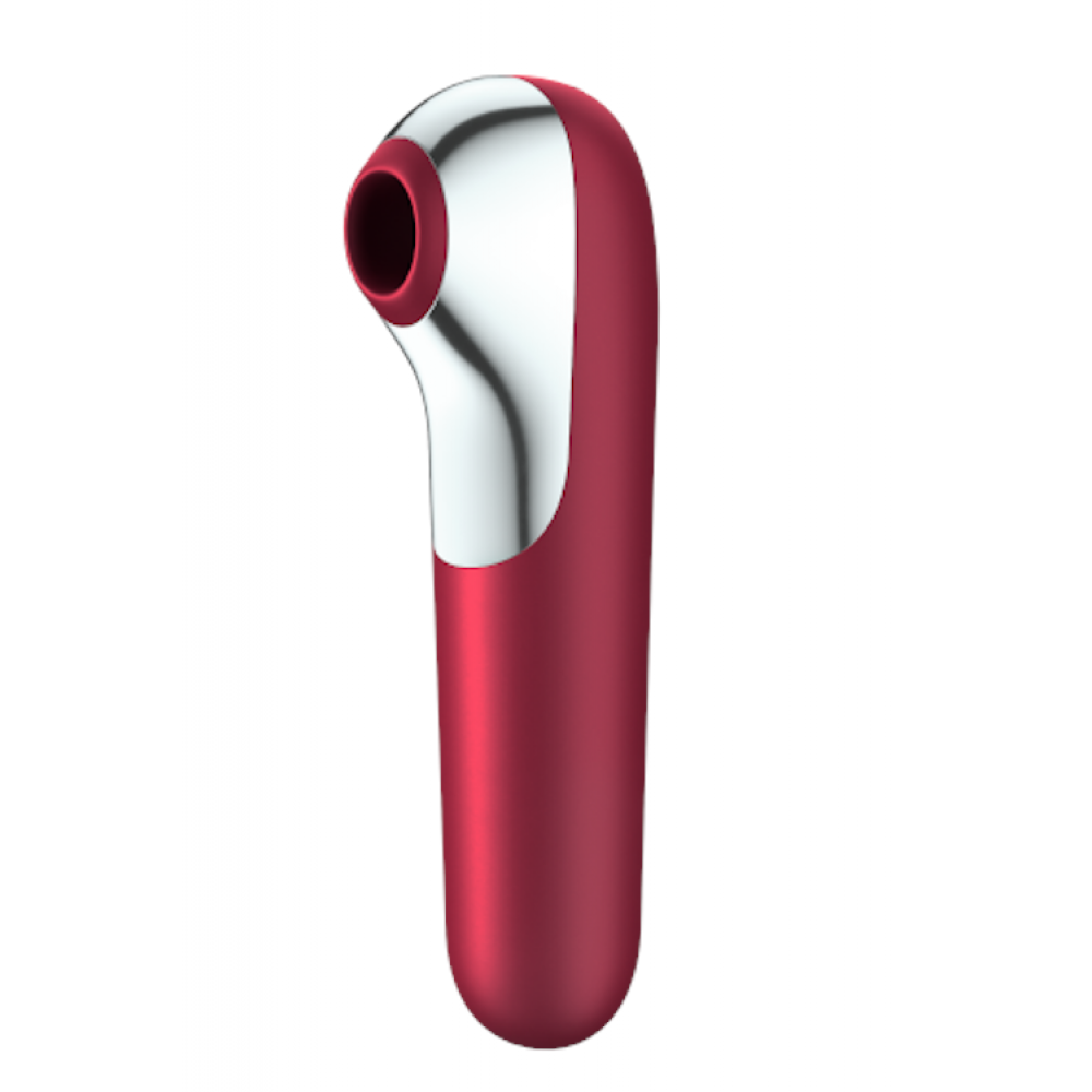 Клиторальный вибратор - T360130 Вакуумный клиторальный стимулятор SATISFYER DUAL LOVE RED 1