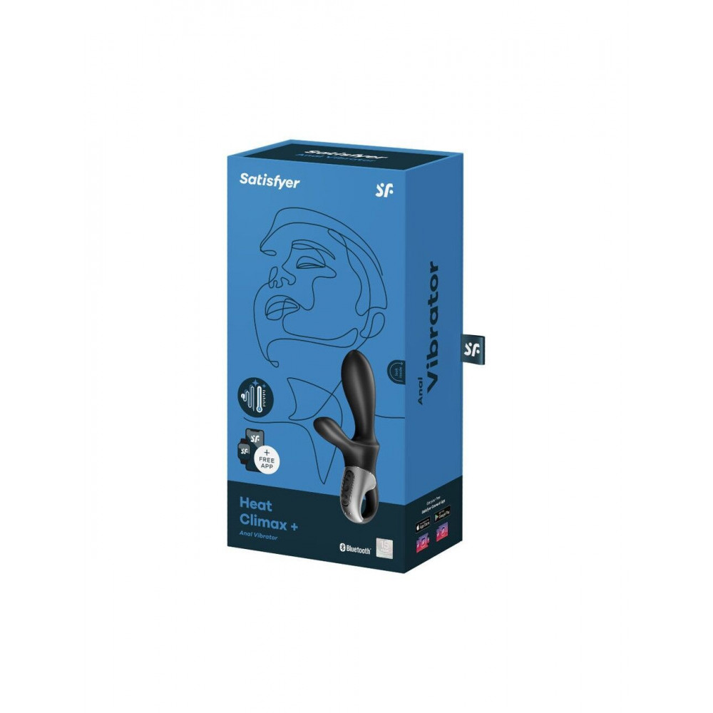 Секс игрушки - Универсальный смарт вибратор с подогревом Satisfyer Heat Climax + (мятая упаковка) 4