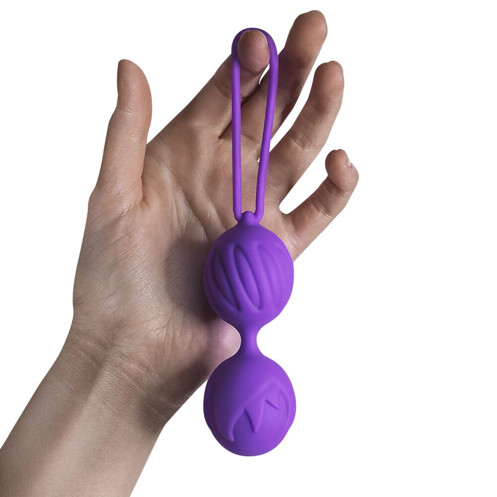 Вагинальные шарики - Вагинальные шарики Adrien Lastic Geisha Lastic Balls BIG Violet (L), диаметр 4см, вес 90гр 1
