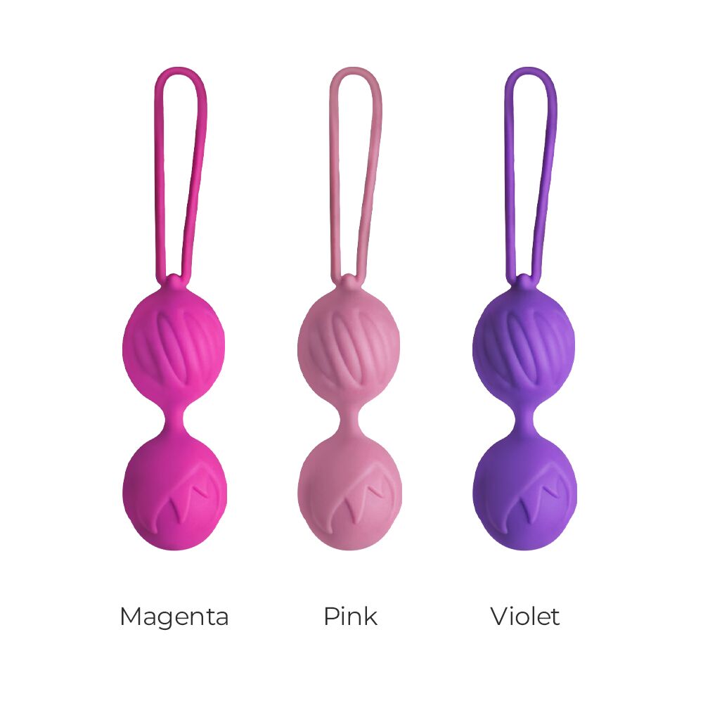 Вагинальные шарики - Вагинальные шарики Adrien Lastic Geisha Lastic Balls BIG Violet (L), диаметр 4см, вес 90гр 3