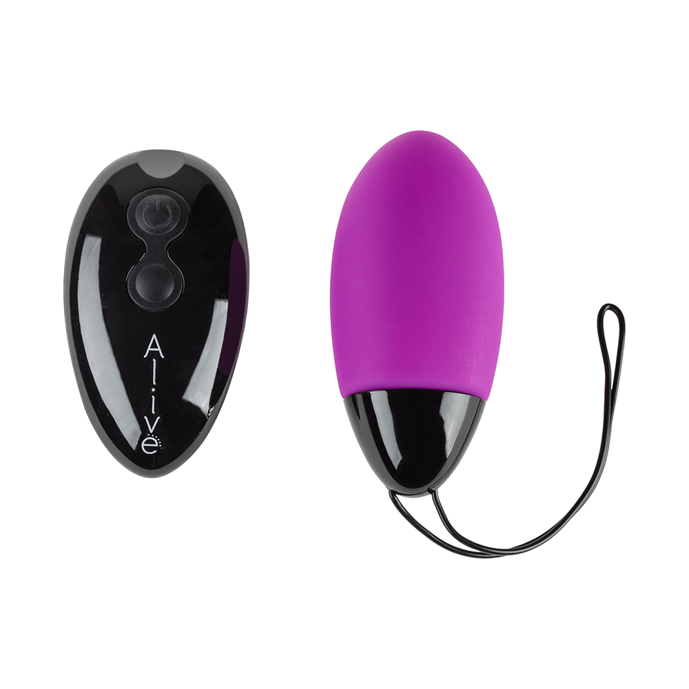 Виброяйцо - Мощное виброяйцо Alive Magic Egg MAX Violet с пультом ДУ