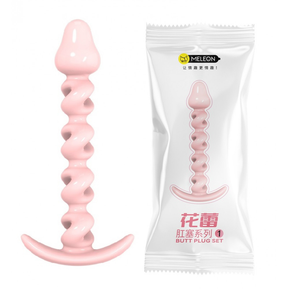 Анальні іграшки без вібрації - Анальна пробка Meleon - Flower Bud Butt Plug, AP-04