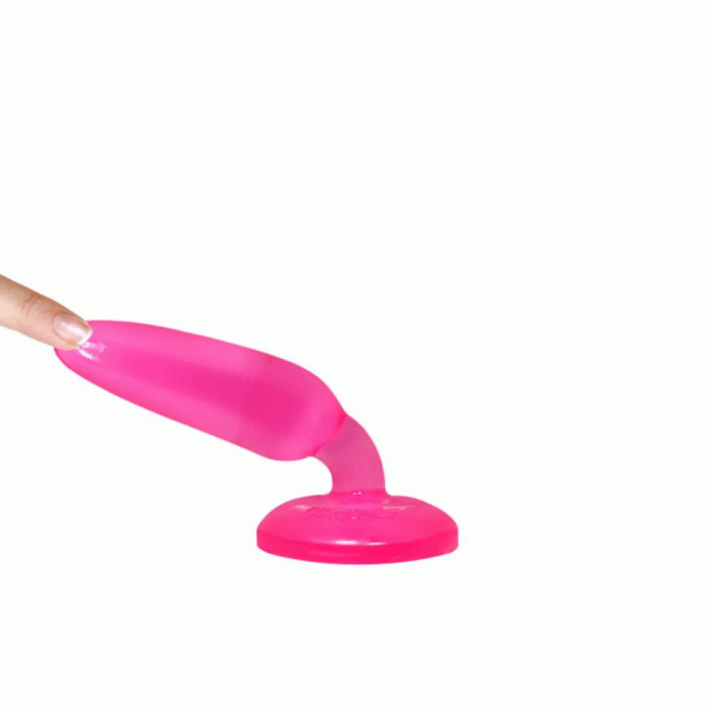 Анальные игрушки без вибрации - Анальная пробка на присоске BAILE Butt Plug, розовая, 14 × 3.5 см 7