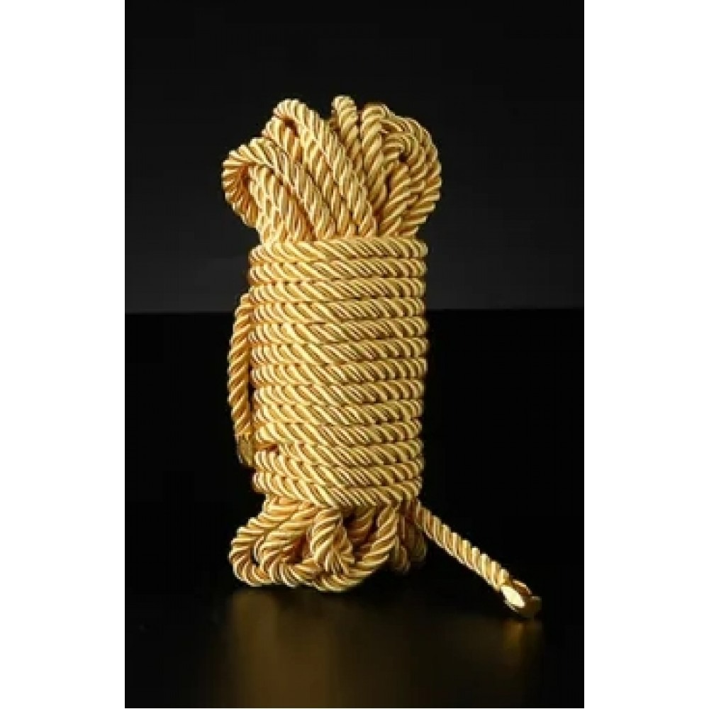 БДСМ игрушки - Бондажная веревка Sevanda Lockink, конопляная, золотистая, 8 м