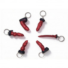 Брелок «Океан спокуси», червоно-чорний, (в ас) 1 шт