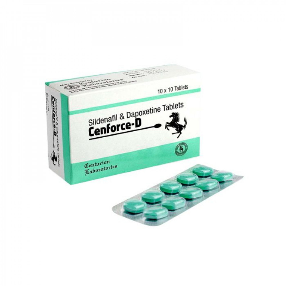 Лубриканты - CENFORCE D (Виагра + Дапоксетин) (цена за пластину 10 таблеток)