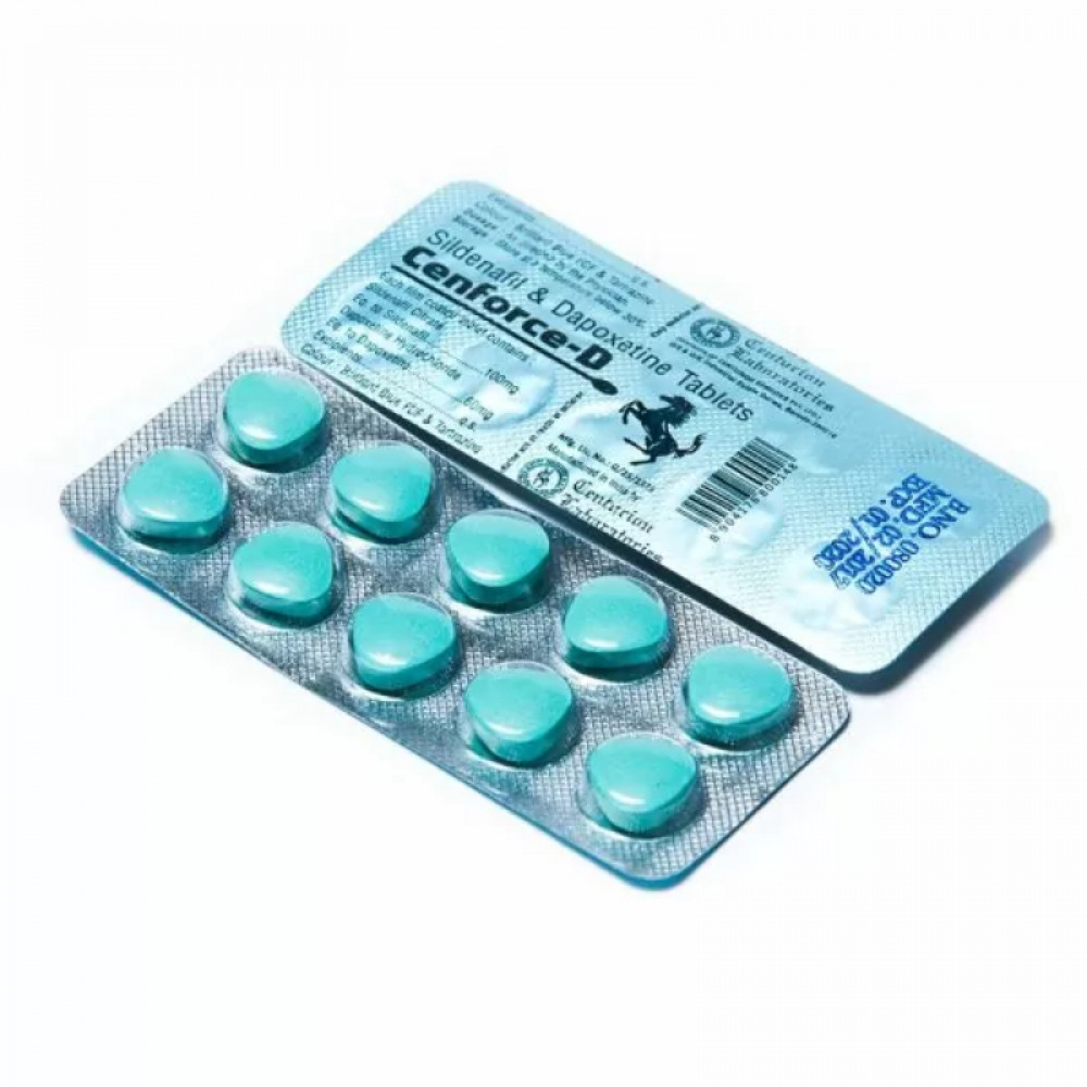 Лубриканты - CENFORCE D (Виагра + Дапоксетин) (цена за пластину 10 таблеток) 1