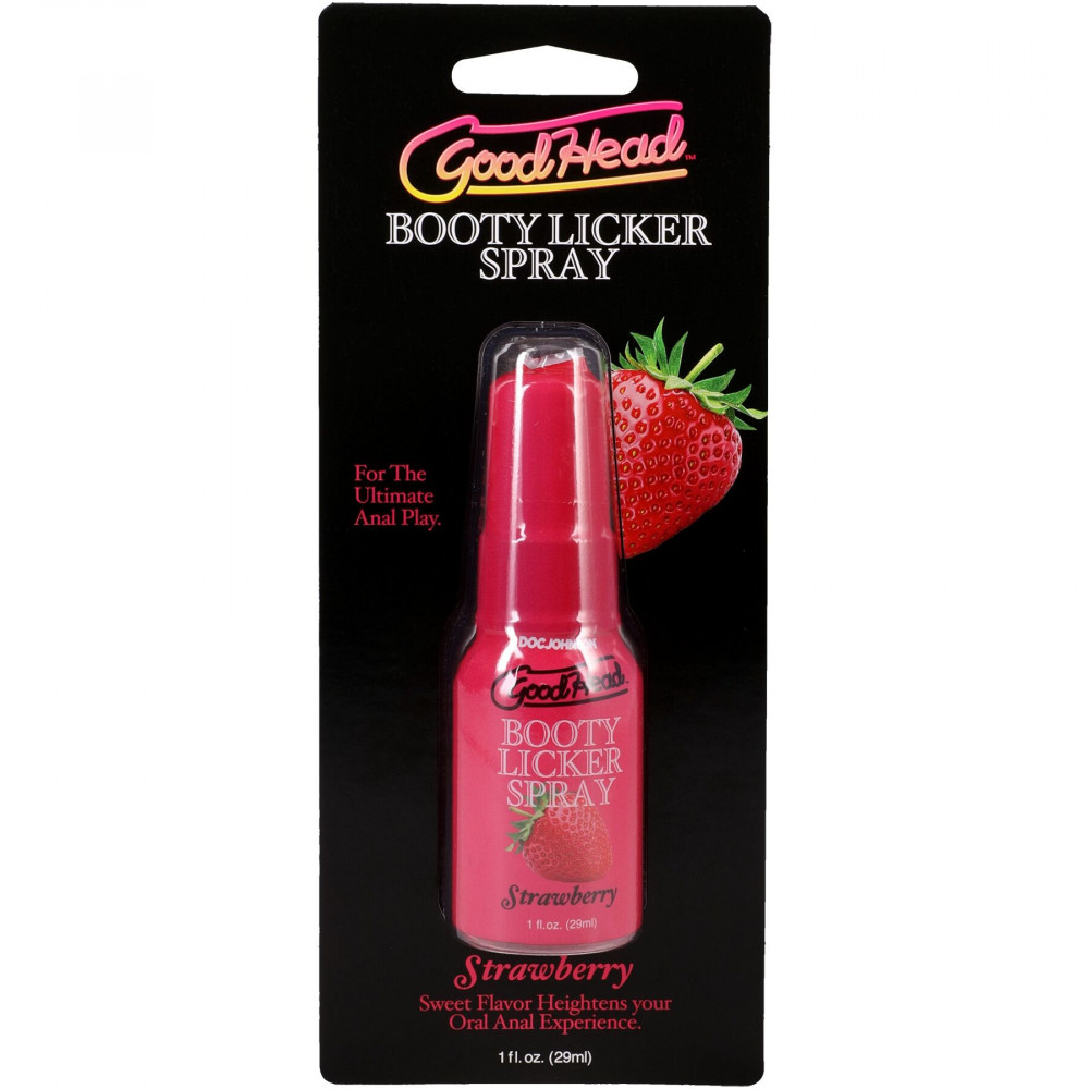 Оральные смазки - Спрей для анилингуса Doc Johnson GoodHead Booty Licker Spray - Strawberry 29 мл 1