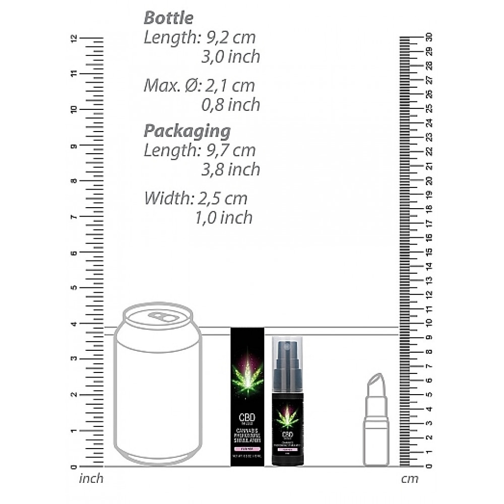 Разное - Духи с феромонами для женщин Shots - CBD Cannabis Pheromone Stimulator For Her , 15 ml 2