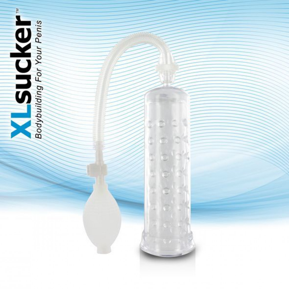  - Вакуумная помпа XLsucker Penis Pump Transparant для члена длиной до 18см, диаметр до 4см