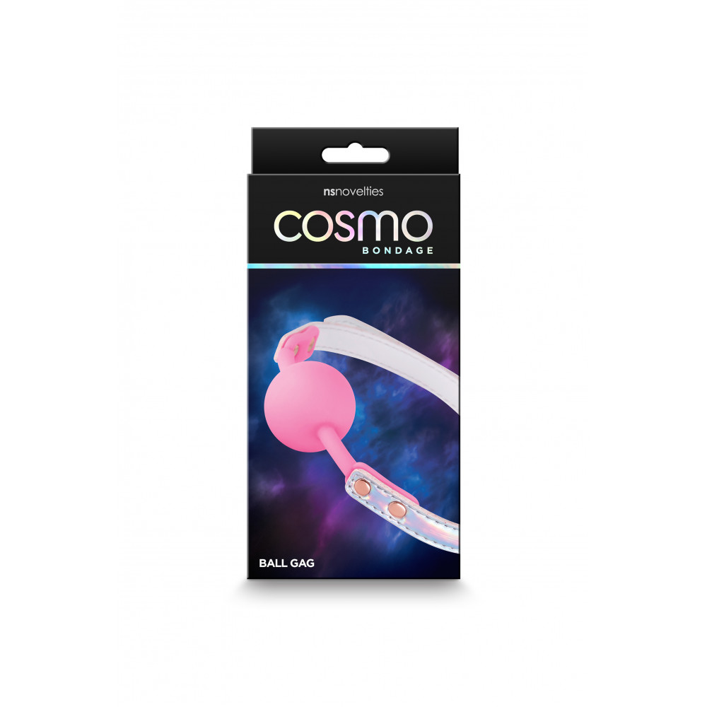 БДСМ игрушки - Кляп NS Novelties COSMO BONDAGE BALL GAG RAINBOW 1