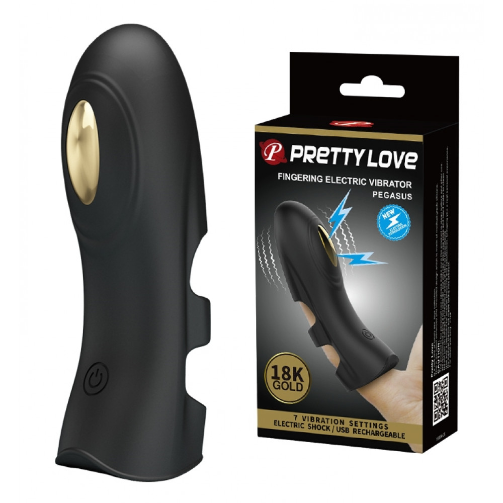  - Клиторальный стимулятор на палец Pretty Love - PEGASUS Fingering Electric Vibrator, BI-014784