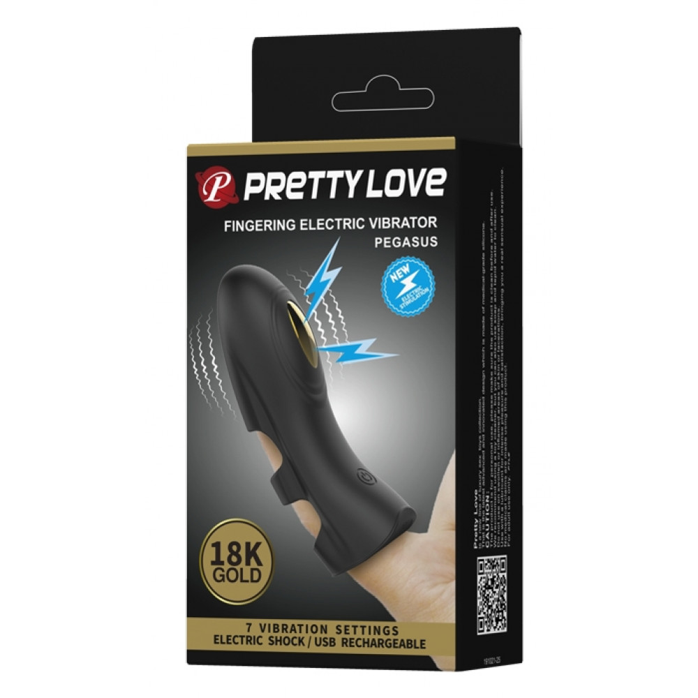  - Клиторальный стимулятор на палец Pretty Love - PEGASUS Fingering Electric Vibrator, BI-014784 10