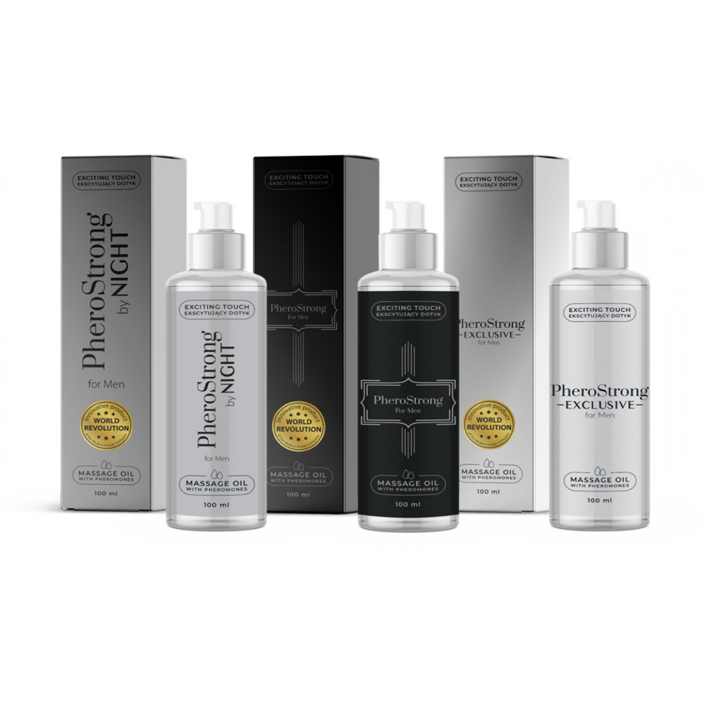 Різне - Масажна олія для жінок з феромонами PheroStrong Massage Oil With Pheromones, 100 мл 3