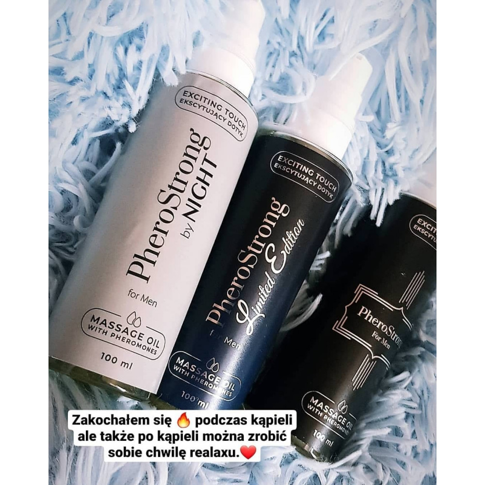Різне - Масажна олія для жінок з феромонами PheroStrong Massage Oil With Pheromones, 100 мл 4