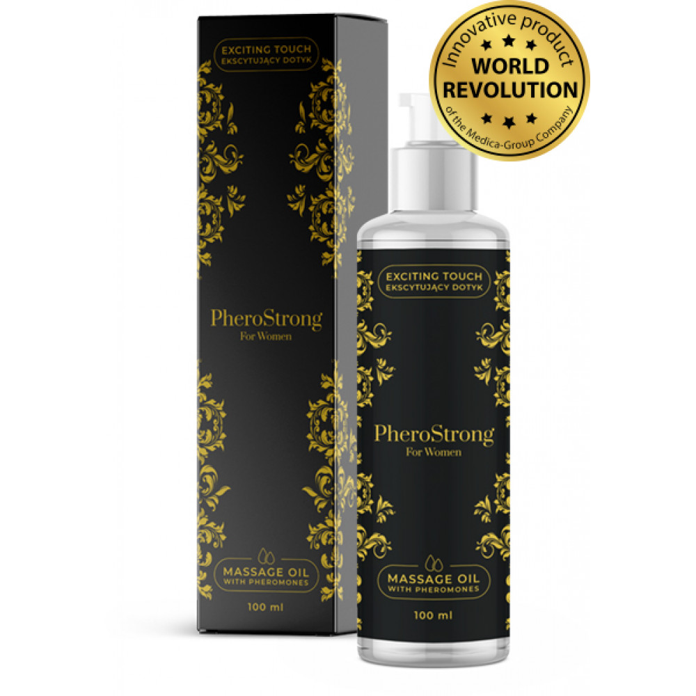 Різне - Масажна олія для жінок з феромонами PheroStrong Massage Oil With Pheromones, 100 мл