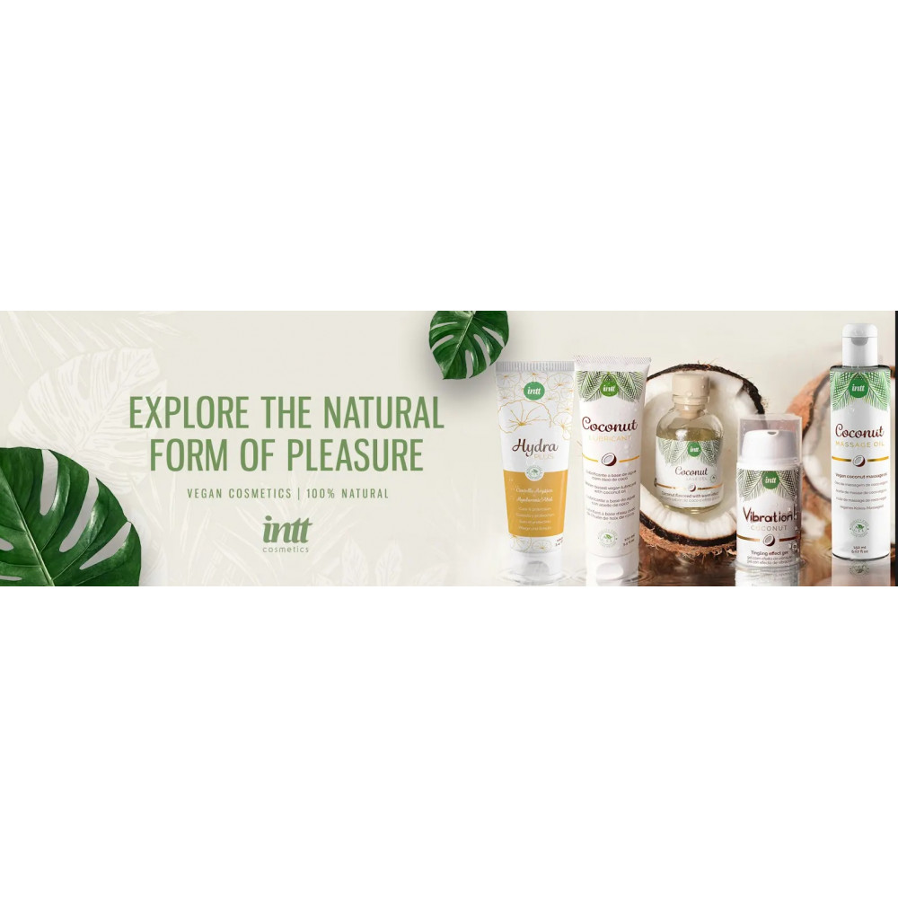 Для масажу - Олія для масажу Intt Coconut, 150 мл, з ароматом кокосу 2
