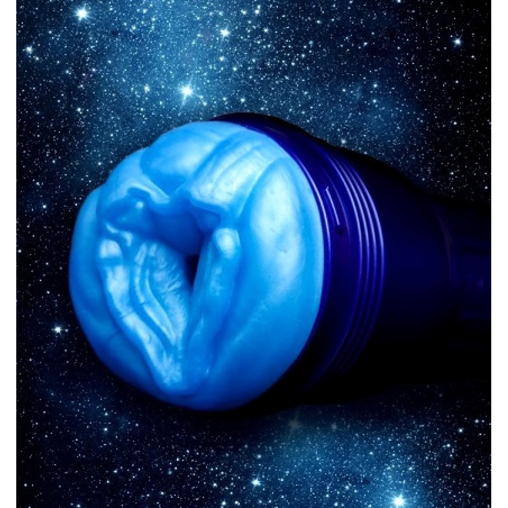 Мастурбатор - Мастурбатор вагина из киберкожи в колбе Fleshlight Freaks Alien Blue Metallic, синий 3