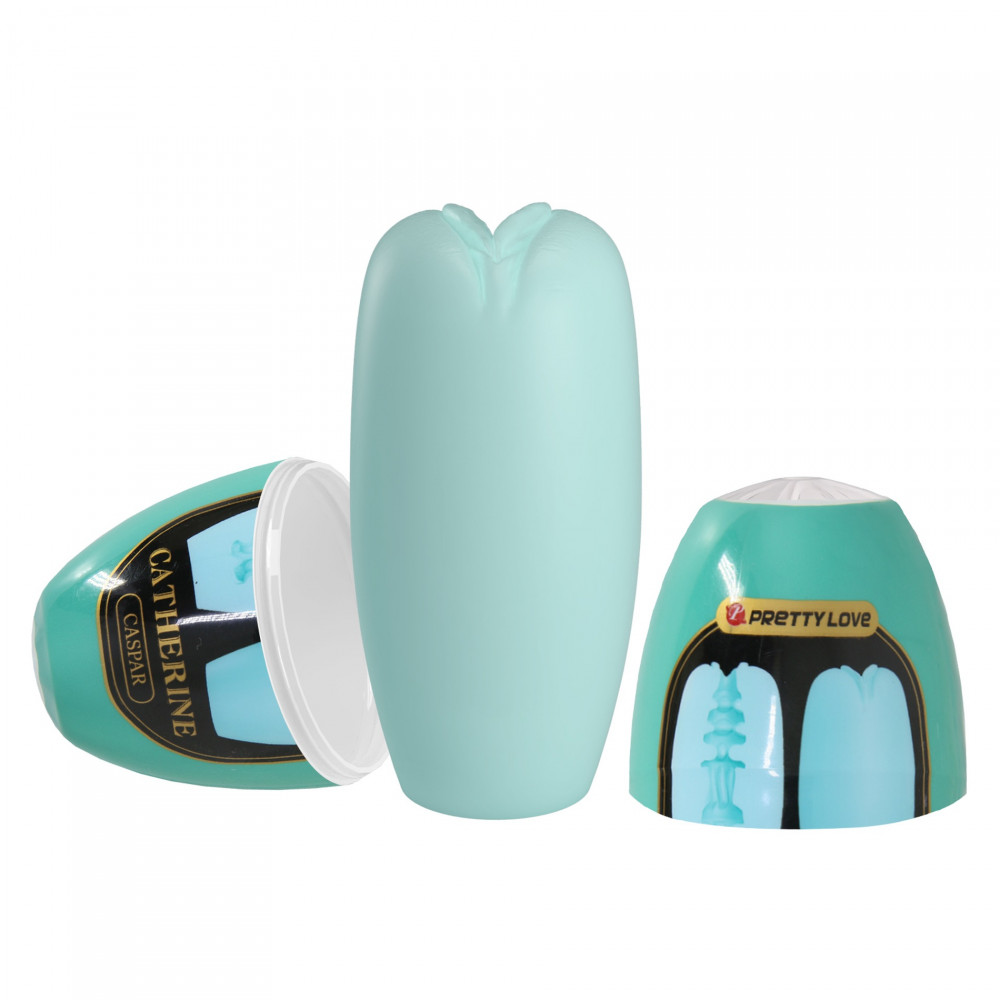 Різне - Мастурбатор яйце Pretty Love CATHERINE - Caspar Blue, BI-014832-4-1 1