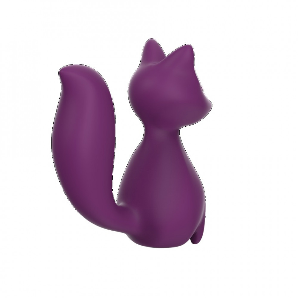 Вибропули и мини-вибраторы - Мини-вибратор клиторальный Every Night Toys Doris в форме лисы фиолетовый, 10 режимов вибрации 2